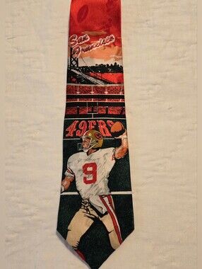 Vintage NFL San Francisco 49ers Silk Necktie Made In USA